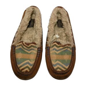 Rare UGG Ansley x Pendleton Moccasin Slippers Women’s 11 Men’s 9  EU 42 Aztec